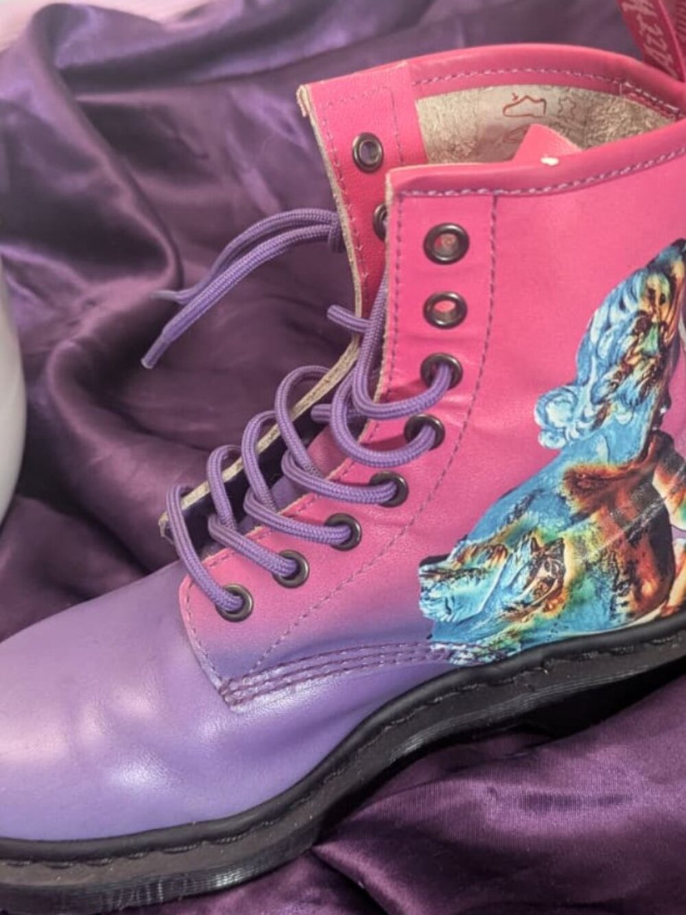 New Order 1460 Technique Dr. Martens Boots - sz 6 - Picture 4 of 11